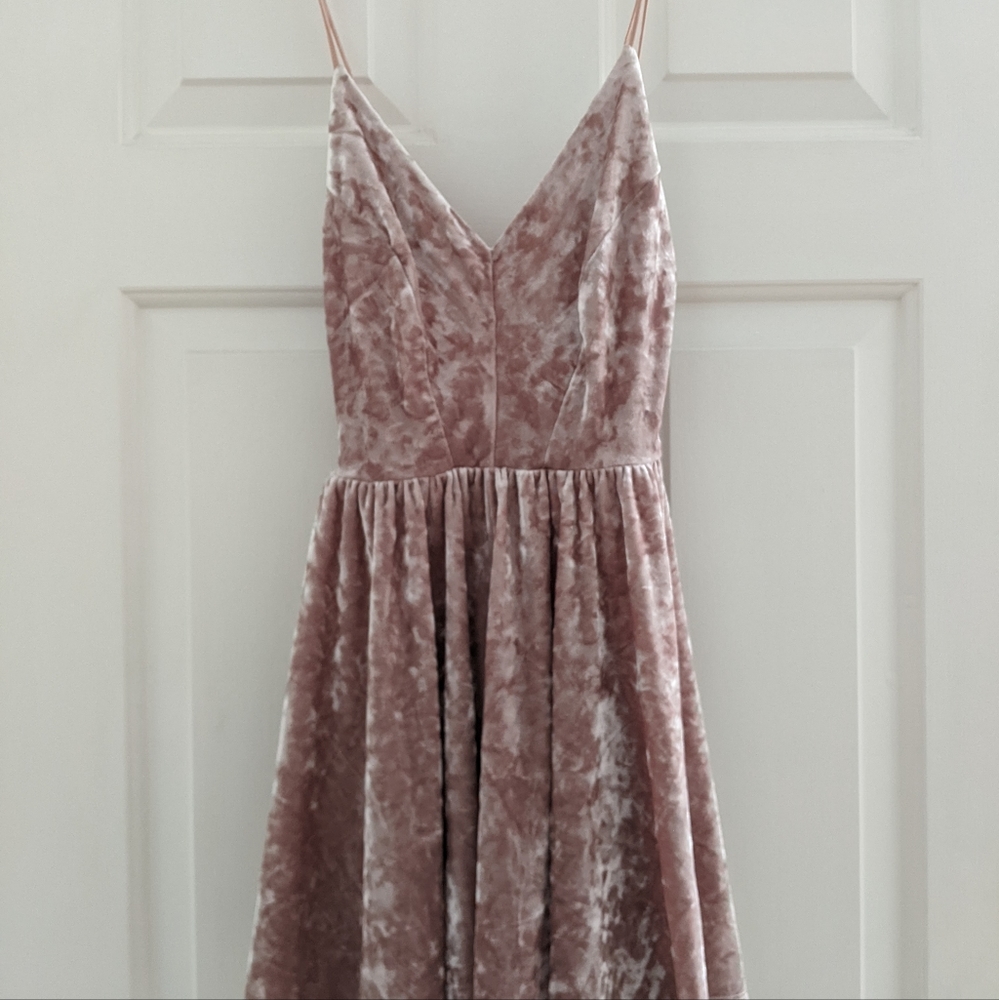 Urban Outfitters Velvet Romper - Small